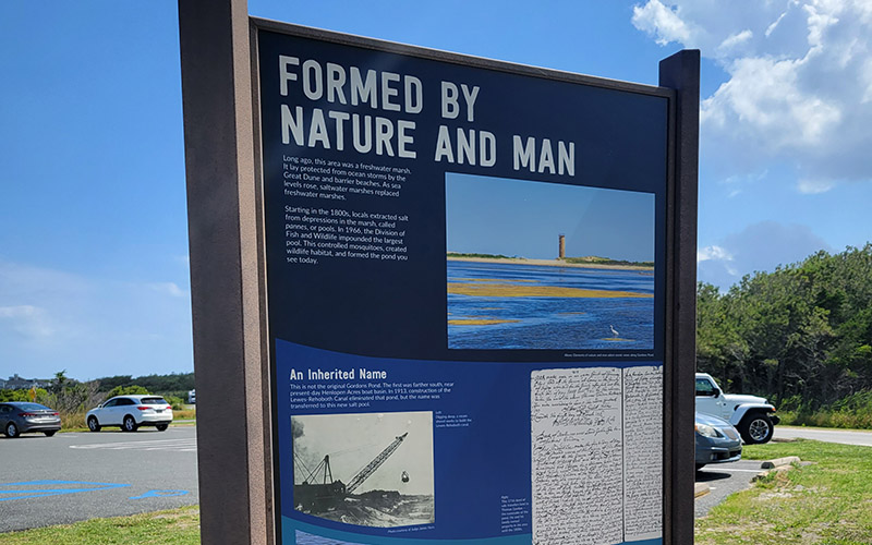Formed by Nature and Man kiosk interpretive panel